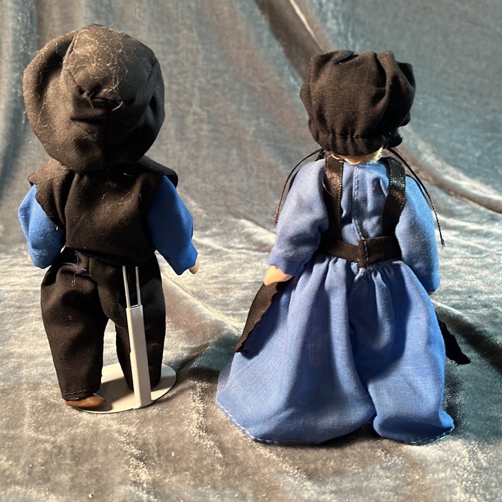 VTG Doll Couple Amish - Picture 4 of 4